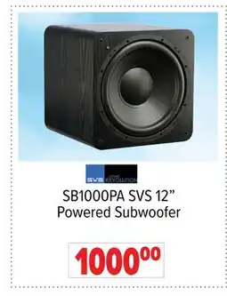 2001 Audio Video SB1000PA SVS 12 Powered Subwoofer offer