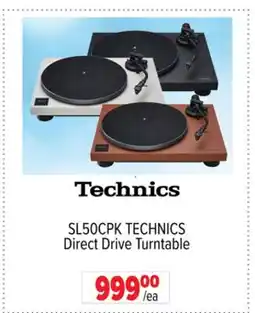 2001 Audio Video SL50CPK TECHNICS Direct Drive Turntable offer