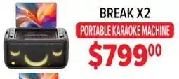 2001 Audio Video Break X2 PORTABLE KARAOKE MACHINE offer