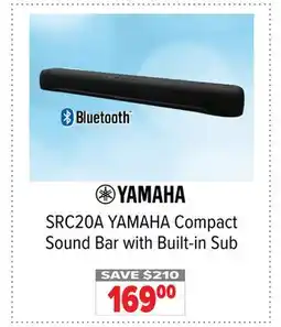 2001 Audio Video YAMAHA Compact Sound Bar with Built-in Sub offer
