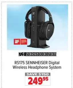 2001 Audio Video RS175 SENNHEISER Digital Wireless Headphone System offer