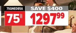 2001 Audio Video LG 75QNED85A 75 QNED EVO TV offer