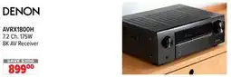 2001 Audio Video AVRX1800H 7. Ch. 8K AV Receiver offer