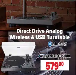 2001 Audio Video Drive Analog Wireless & USB Turntable Bluetooth offer