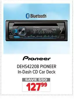 2001 Audio Video DEHS4220B PIONEER In-Dash CD Car Deck offer