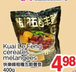 T&T Supermarket KUAI LE FENG CÉRÉALES MÉLANGÉES offer