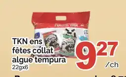 T&T Supermarket TKN ENS FÊTES COLLAT ALGUE TEMPURA, 22GX6 offer