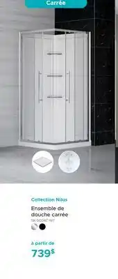 Bath Depot Ensemble de douche carrée Collection Nilus offer
