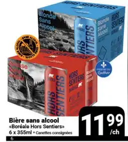 Pasquier Bière sans alcool HORS Boréale Hors Sentiers offer