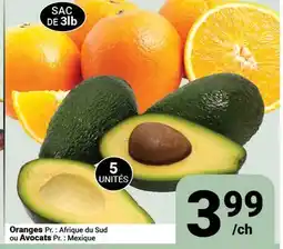 Pasquier Oranges Pr. : Afrique du Sud ou Avocats Pr.: Mexique offer
