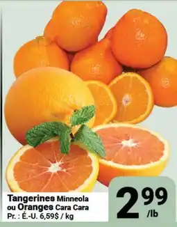 Pasquier Tangerines Minneola ou Oranges Cara Cara offer
