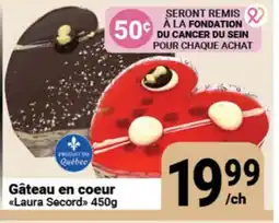 Pasquier Gâteau en coeur Laura Secord offer