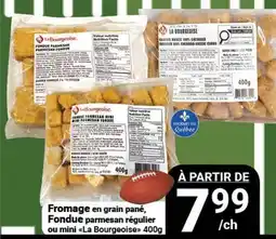 Pasquier Fromage en grain pané, Fondue parmesan régulier ou mini La Bourgeoise offer