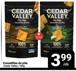 Pasquier Croustilles de pita Cedar Valley offer