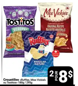 Pasquier Croustilles Ruffles, Miss Vickie's ou Tostitos offer