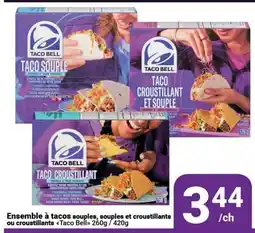 Pasquier Ensemble à tacos souples et croustillants ou croustillants Taco Bell offer