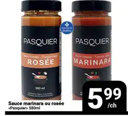 Pasquier Sauce marinara ou rosée Pasquier offer