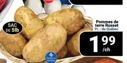 Pasquier Pommes de terre Russet offer