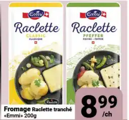 Pasquier Fromage Raclette tranché Emmi offer