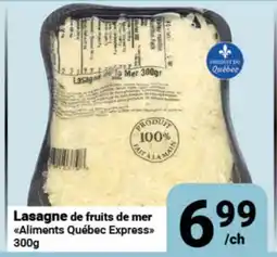 Pasquier Lasagne de fruits de mer Aliments Québec Express offer