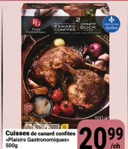 Pasquier Cuisses de canard confites Plaisirs Gastronomiques offer