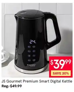 Kitchen Stuff Plus JS Gourmet Premium Smart Digital Kettle offer
