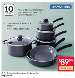 Kitchen Stuff Plus 10 Pc. Tramontina Primaware Cookware Set offer