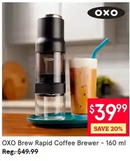Kitchen Stuff Plus OXO Brew Rapid Coffee Brewer offer