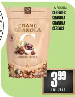 Marches Tau CÉRÉALES GRANOLA LA FOURMI offer