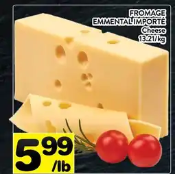 Supermarché PA FROMAGE EMMENTAL IMPORTÉ │ CHEESE offer