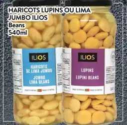Supermarché PA HARICOTS LUPINS OU LIMA JUMBO ILIOS │ BEANS offer