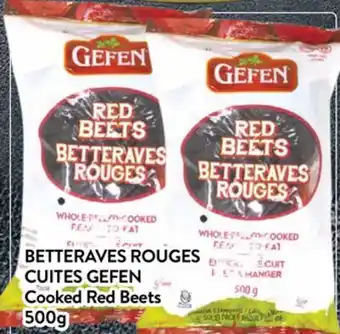 Supermarché PA BETTERAVES ROUGES CUITES GEFEN │ Cooked Red Beets offer