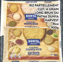 Supermarché PA RIZ PARTIELLEMENT CUIT, À GRAIN LONG BRUN OU PATNA DUNYA HARVEST │ RICE offer