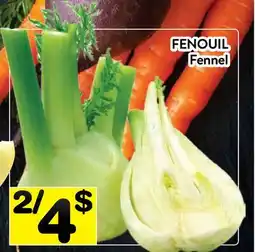 Supermarché PA FENOUIL │ Fennel offer