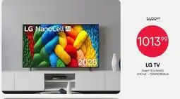 Meubles RD LG 75-inch Smart TV NANO UHD 4K - 75NANO80AUA offer