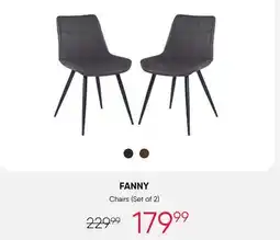 Meubles RD Fanny - Chairs (Set of 2) offer