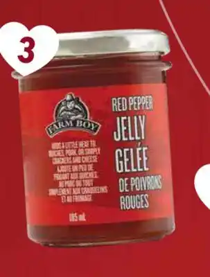 Farm Boy Farm Boy Red Pepper Jelly offer