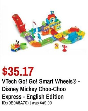 Toys R us Vtech go! go! smart wheels offer
