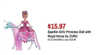Toys R us Sparkle girlz princess doll with offer