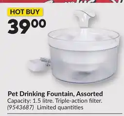 Princess Auto Pet Drinking Fountain, Assorted offer