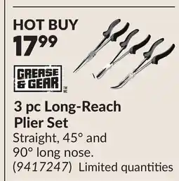 Princess Auto 3 pc Long-Reach Plier Set offer