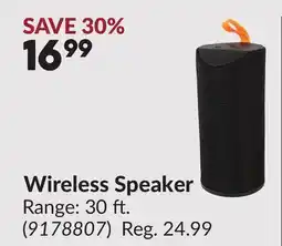 Princess Auto Wireless Speaker offer
