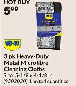Princess Auto 3 pk Heavy-Duty Metal Microfibre Cleaning Cloths offer