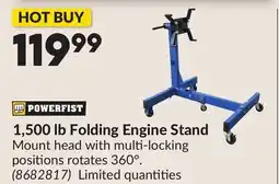 Princess Auto 1,500 lb Folding Engine Stand offer