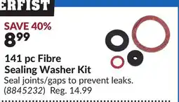Princess Auto 141 pc Fibre Sealing Washer Kit offer