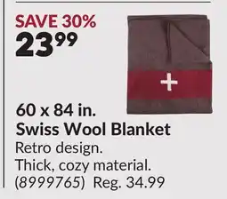 Princess Auto 60 x 84 in. Swiss Wool Blanket offer