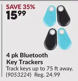 Princess Auto 4 pk Bluetooth Key Trackers offer