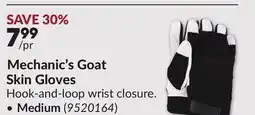 Princess Auto Medium Mechanic's Goat Skin Gloves offer