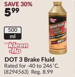 Princess Auto DOT 3 Brake Fluid offer