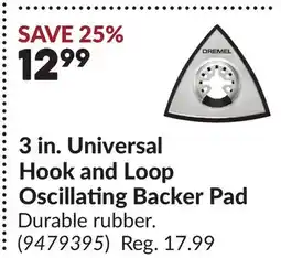 Princess Auto 3 in. Universal Hook and Loop Oscillating Backer Pad offer